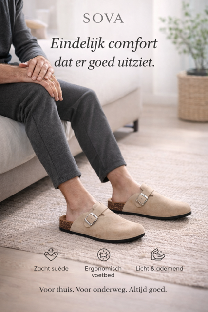 SOVA Heren Pantoffels